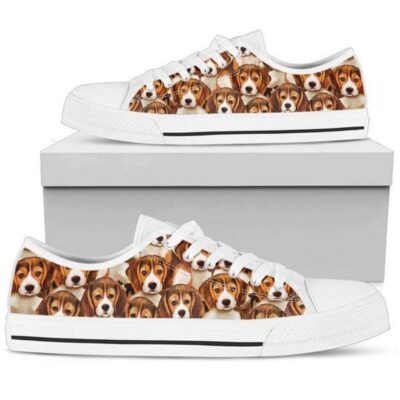 Beagle Style Women Sneakers Athletic Flat Designer Gifts Her Pet Art Lovers Converse Sporty Summer Fashion Casual Shoes